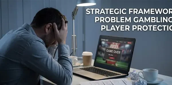 An individual displaying signs of psychological distress with their head in their hands, illustrating the behavioral impact of gambling-related harm and the loss of control over wagering activities.